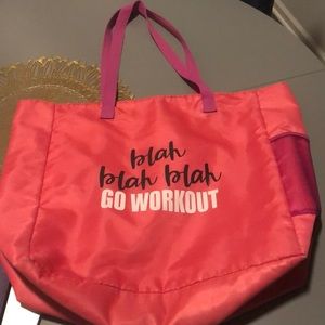 Work out tote bag